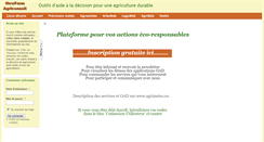 Desktop Screenshot of newfarm-agriconsult.com